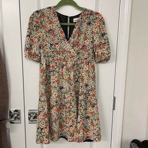 Designer empire waist floral dress. Perfect for spring & summer!